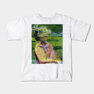 Channeling Cassatt Kids T-Shirt